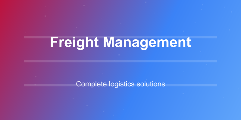 Freight Management Solutions